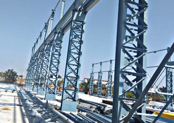 INDUSTRIAL SHED FABRICATION (PHASE -1) - COLUMNS